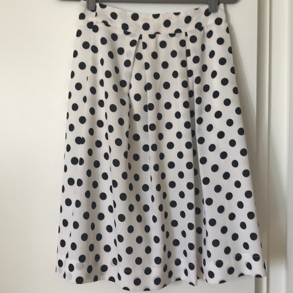 Polka Dot Midi Skirt